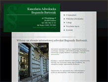 Tablet Screenshot of bartosiak.com.pl